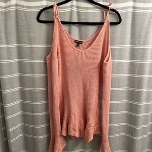 Express Pink Asymmetrical Camisole Top
